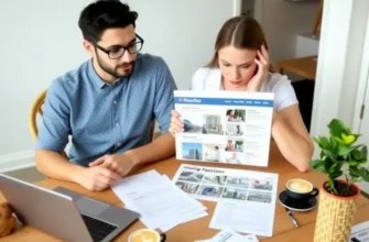 A collage of young individuals and couples joyfully exploring different apartments, embodying the rental journey.
