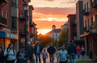 A family happily picnicking in a community park reflecting a safe and secure neighborhood.