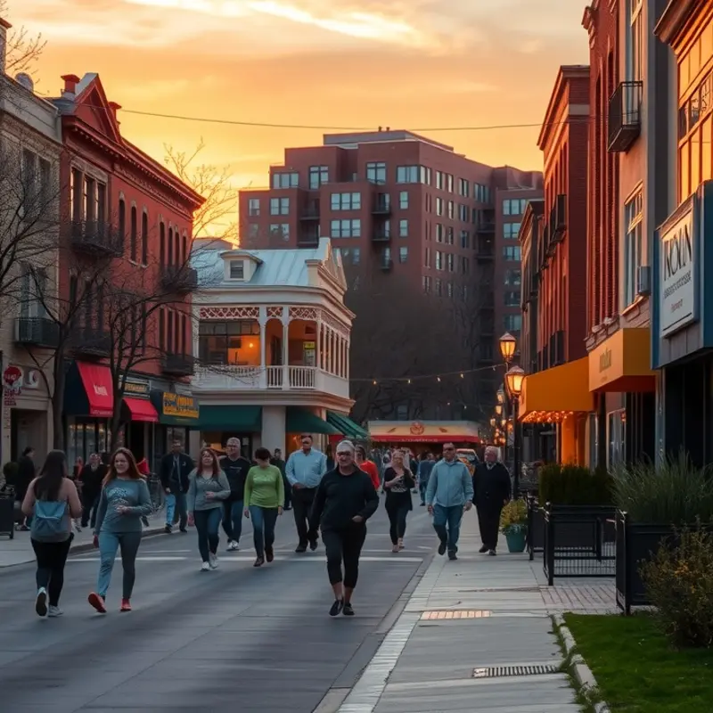 Diverse urban neighborhoods where safety is a key concern for renters.